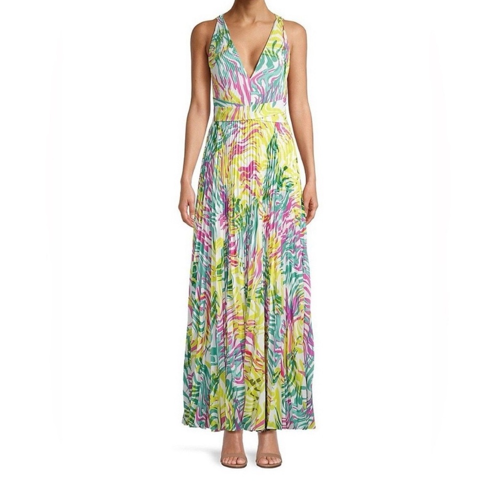 Milly Vibrant Multicolor Maxi Dress